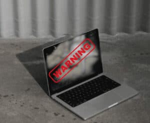 monkey through computer screen for fake animal rescue videos