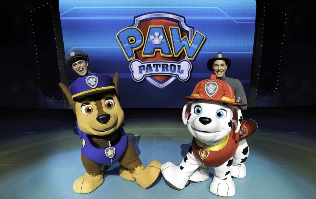 PAW Patrol live show for Animal Friendly Life's rescue pups